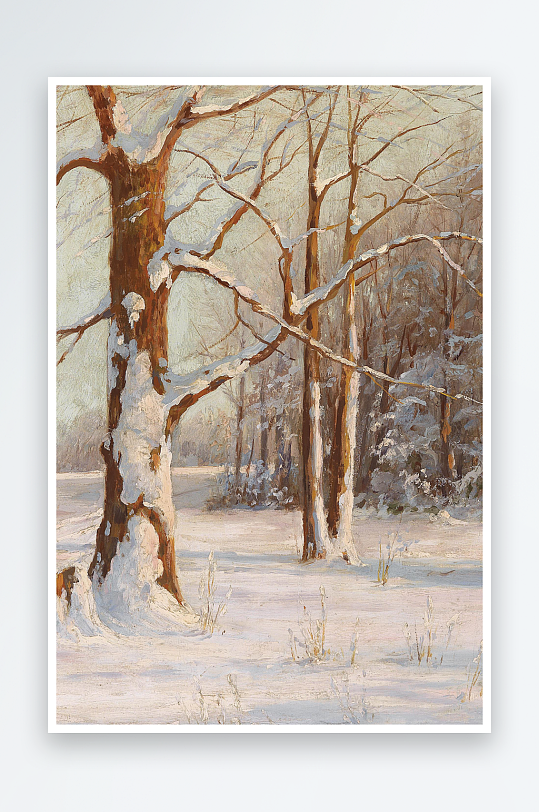 大气唯美油画风景画欧式装饰画-众图网