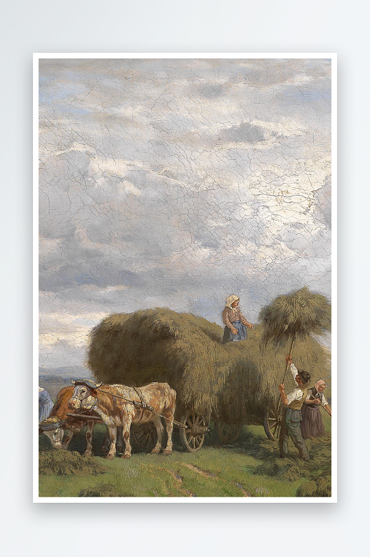 油画风景画欧式装饰画-众图网