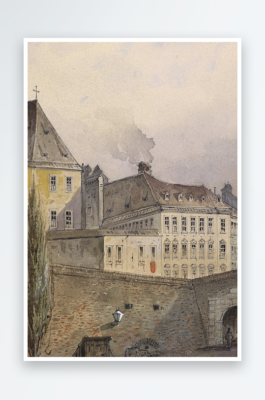 油画风景画欧式装饰画-众图网