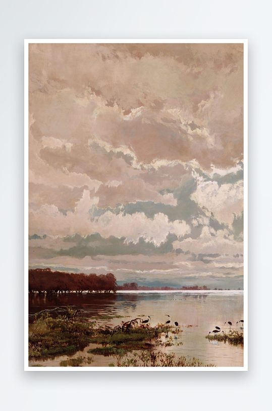 油画风景画欧式装饰画-众图网