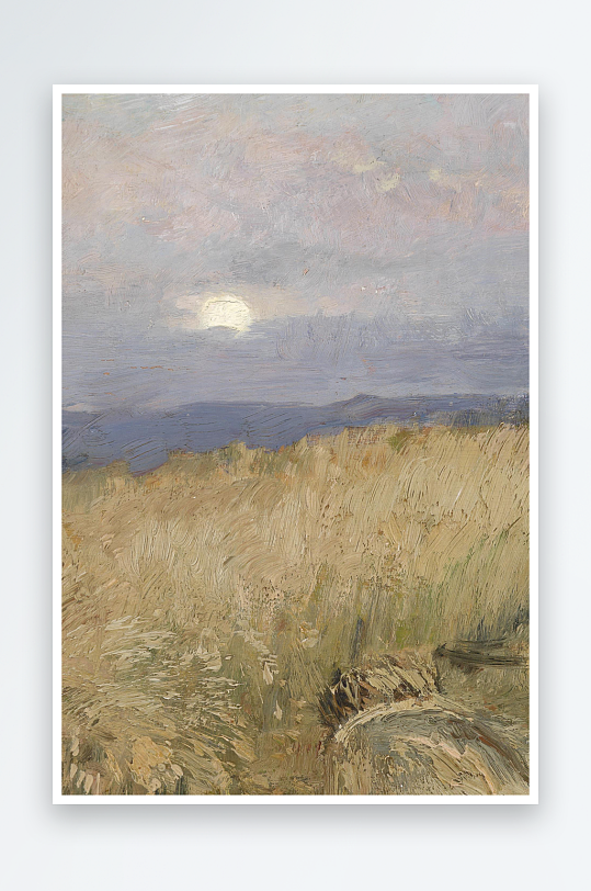 油画风景画欧式装饰画-众图网