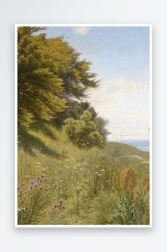 风景画欧式油画装饰画-众图网