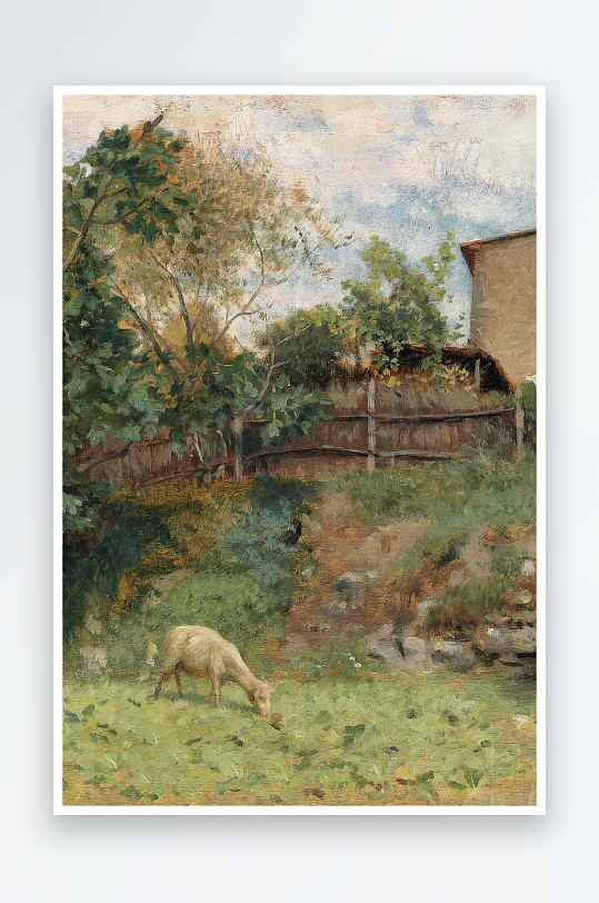 风景画欧式油画装饰画-众图网