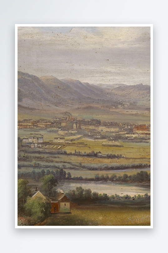 风景画欧式油画装饰画-众图网