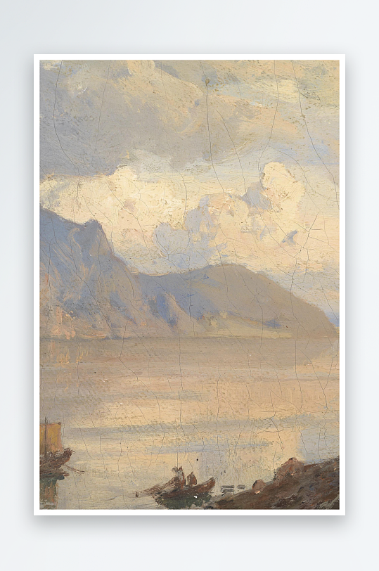 唯美风景画欧式油画装饰画-众图网