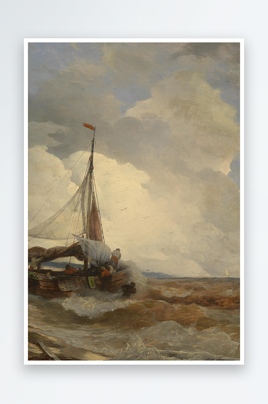 唯美风景画欧式油画装饰画-众图网