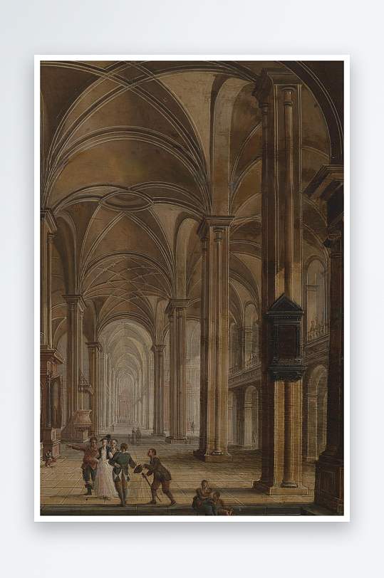 唯美风景画欧式油画装饰画-众图网