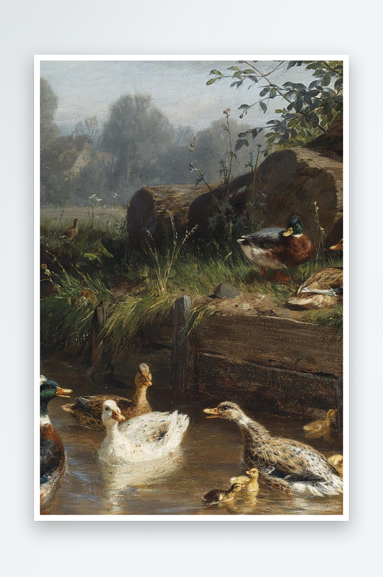 大气风景画欧式油画装饰画-众图网