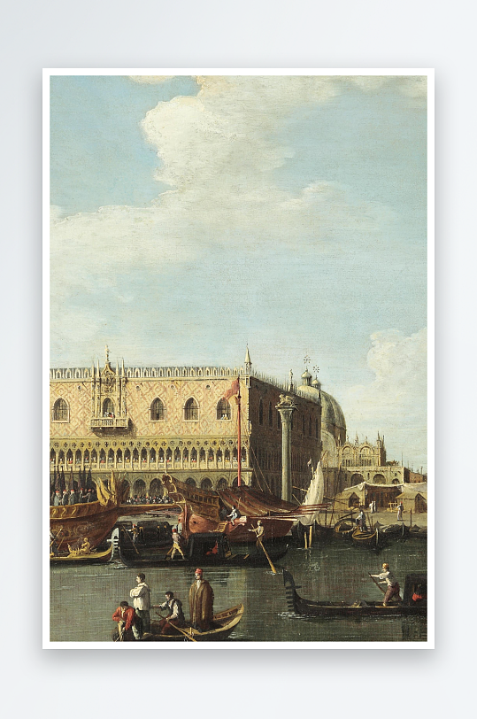 唯美风景画欧式油画装饰画-众图网