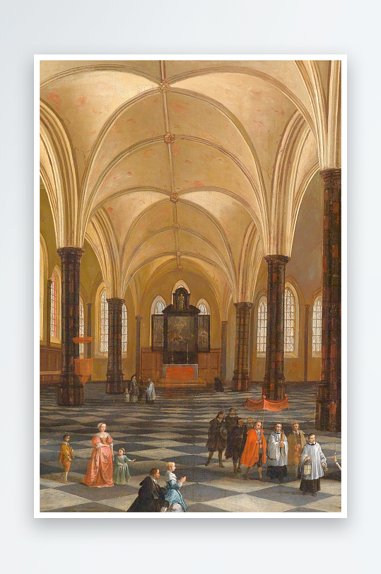 唯美高清风景画欧式油画装饰画-众图网