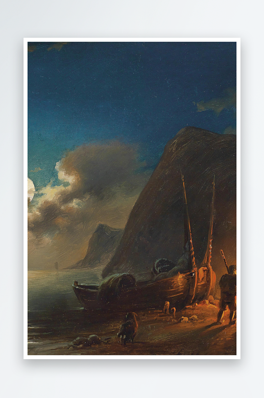 高清风景画欧式油画装饰画-众图网