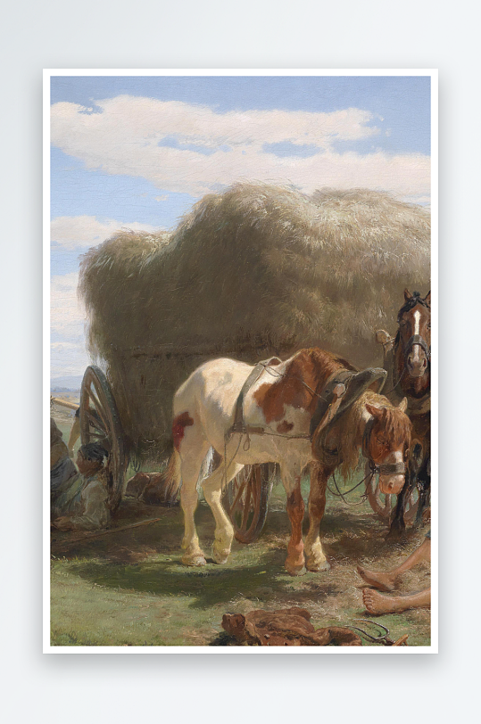 高清美丽风景画欧式油画装饰画-众图网