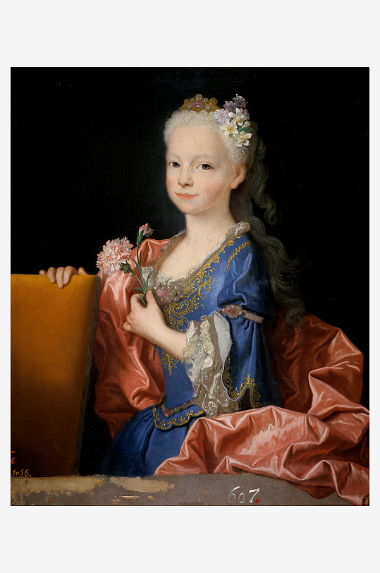 19世纪欧洲宫廷人物油画-众图网