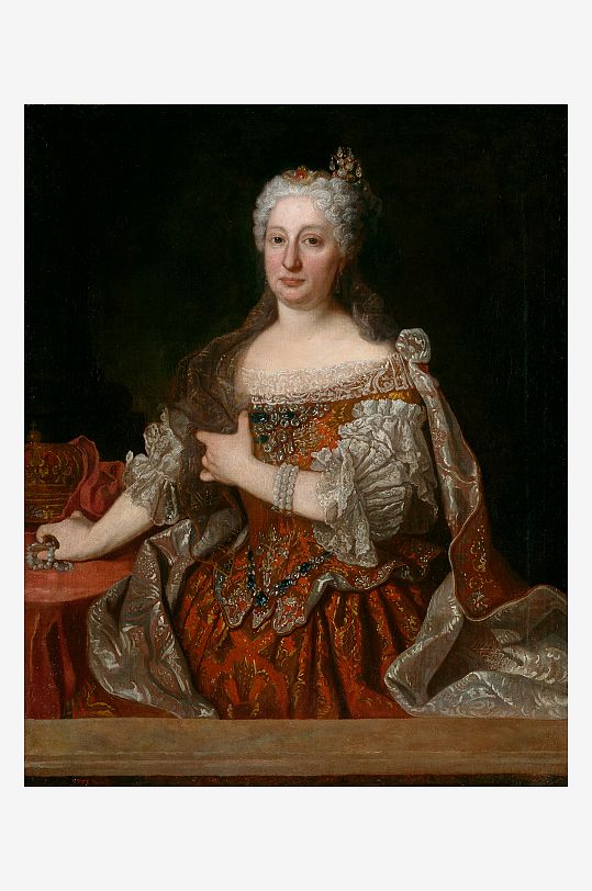 19世纪欧洲宫廷人物油画-众图网