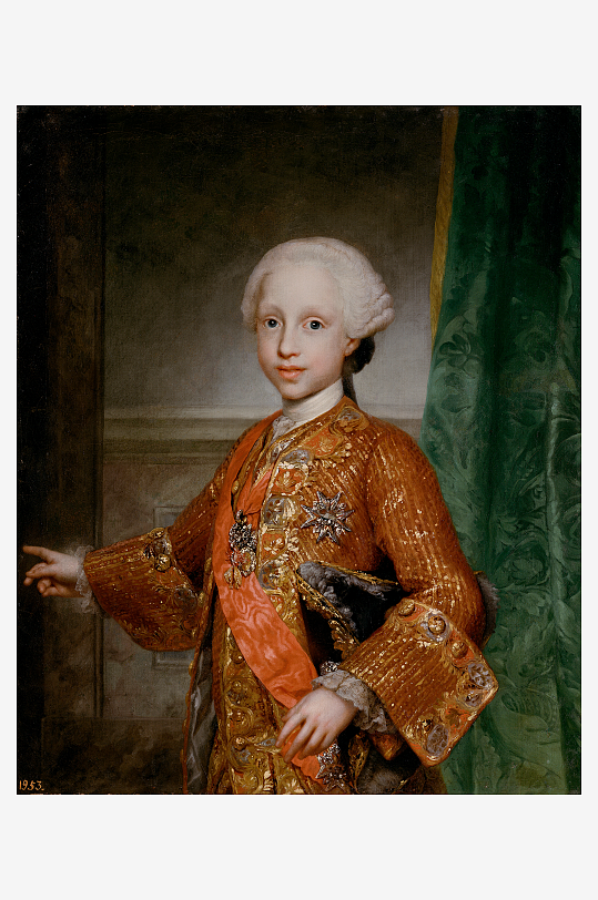 欧洲宫廷人物油画-众图网