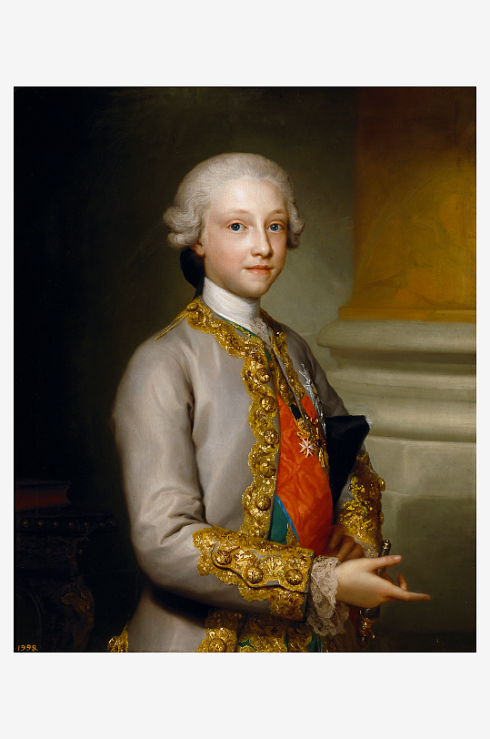 欧洲宫廷人物油画-众图网