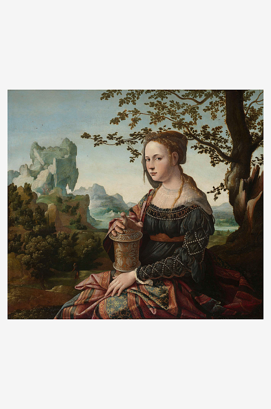 欧洲宫廷人物油画装饰画-众图网