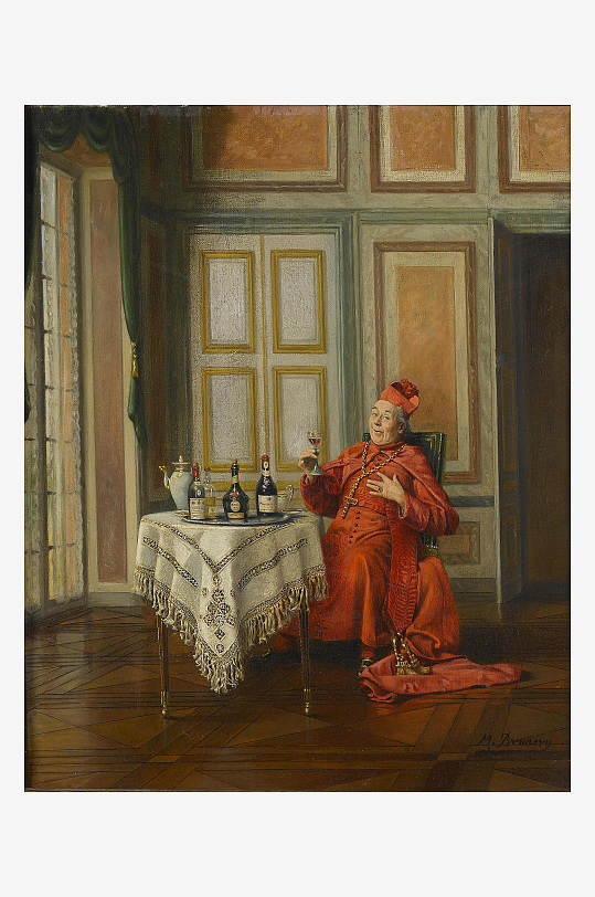 欧洲宫廷人物油画装饰画-众图网