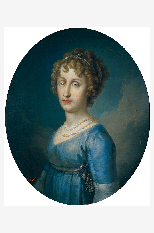 欧洲宫廷人物油画装饰画-众图网