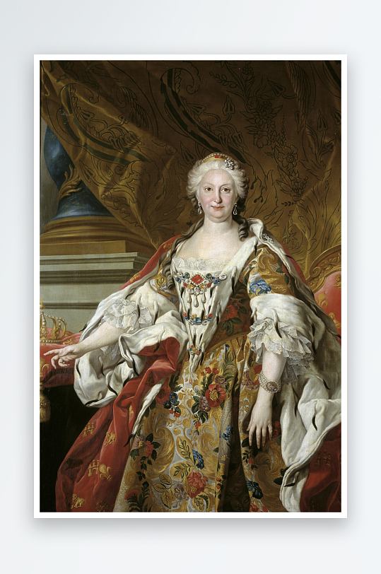 欧洲宫廷人物油画装饰画-众图网