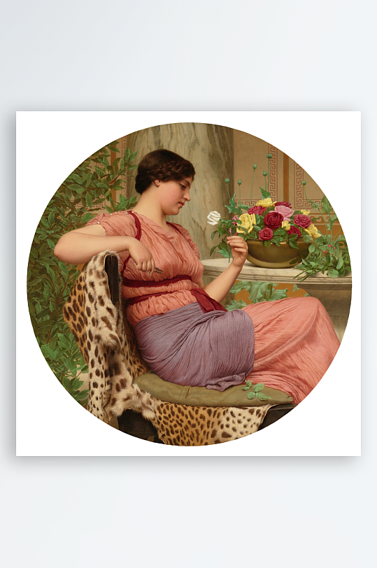 欧洲宫廷人物油画装饰画-众图网