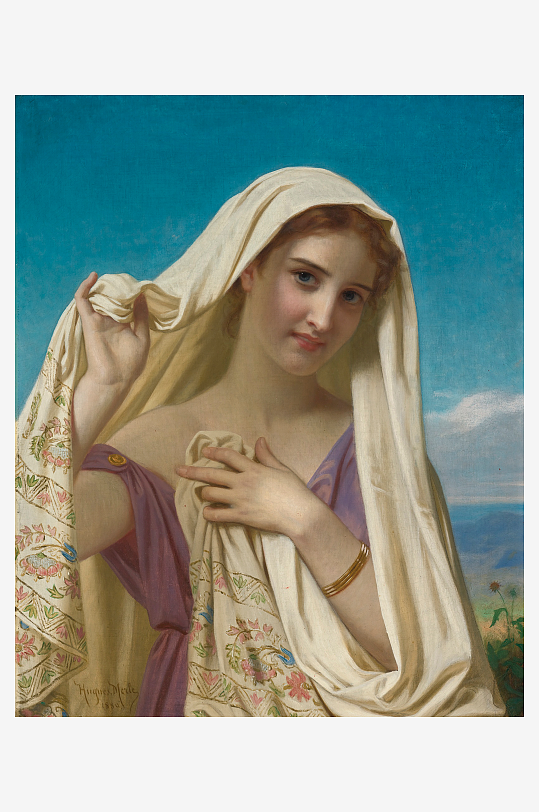 大气欧洲宫廷人物油画-众图网