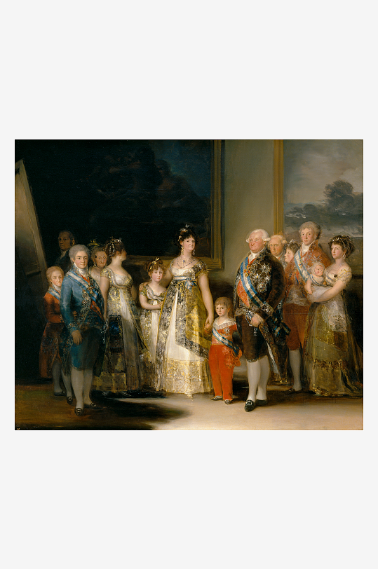 唯美欧洲宫廷人物油画-众图网