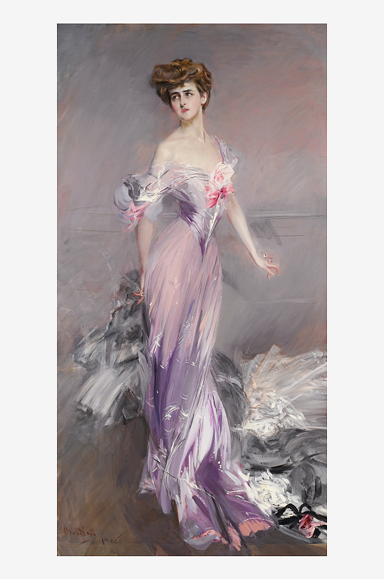 唯美高清欧洲宫廷人物油画-众图网