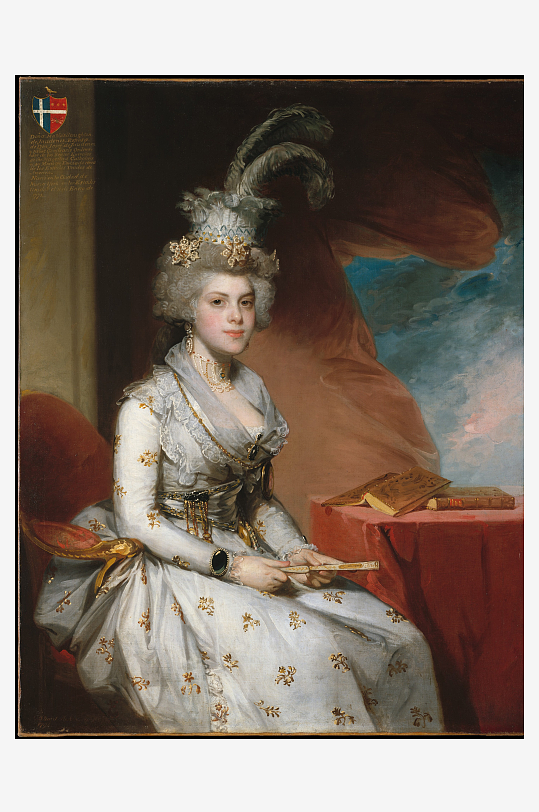 唯美高清欧洲宫廷人物油画-众图网