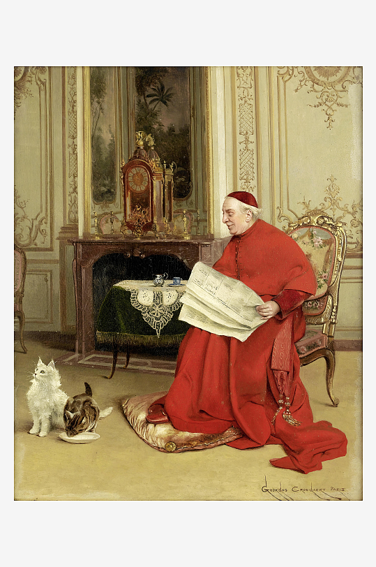 高清欧洲宫廷人物油画-众图网