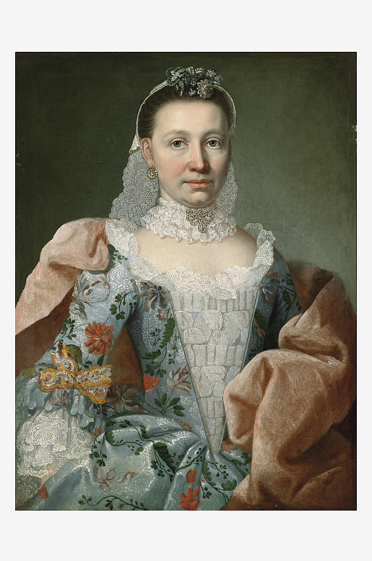 高清欧洲宫廷人物油画装饰画-众图网