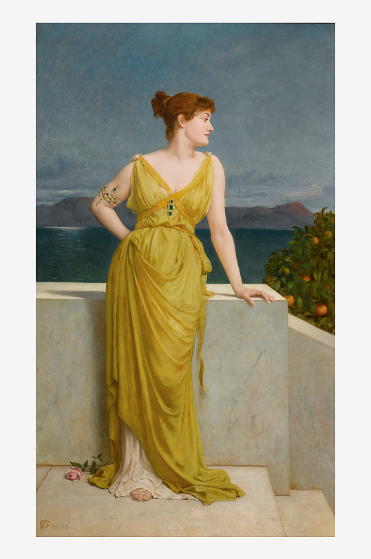 欧洲宫廷人物油画装饰画-众图网