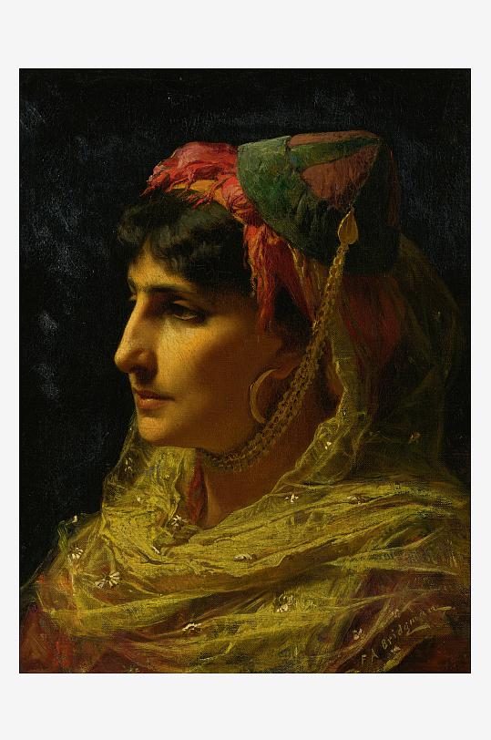 欧洲宫廷人物油画装饰画-众图网