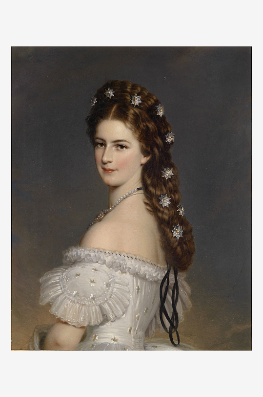 欧洲宫廷人物油画-众图网