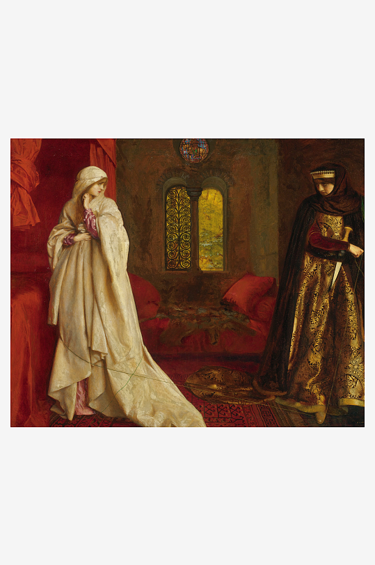 欧洲宫廷人物油画-众图网