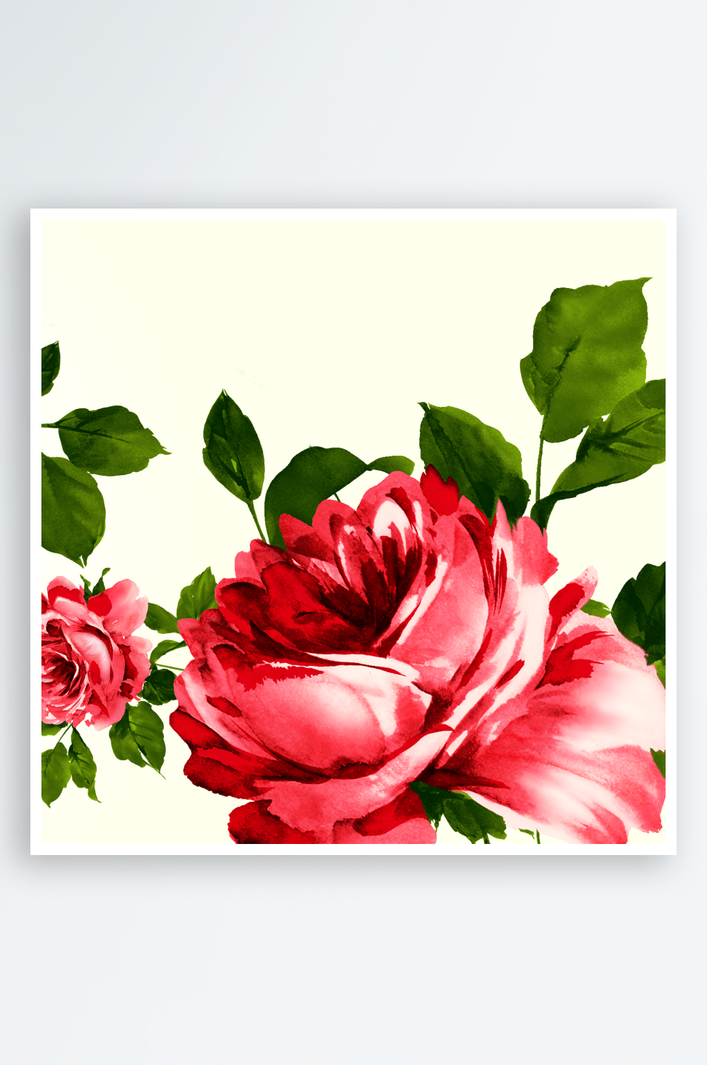 高清花鸟中式装饰画图片素材