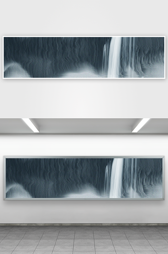 水墨山水风景画装饰画-众图网