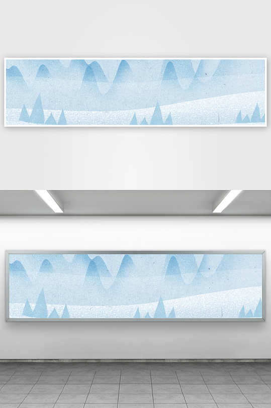 水墨山水风景画装饰画-众图网