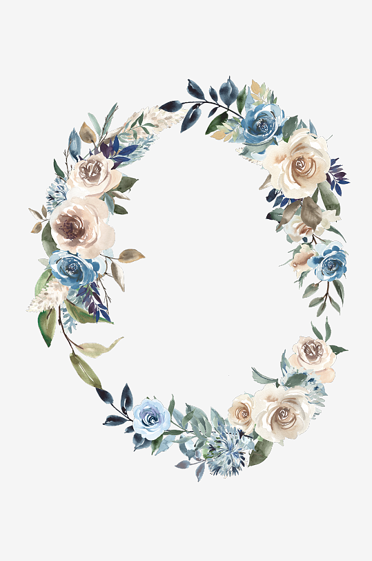 植物花卉手绘免抠素材-众图网