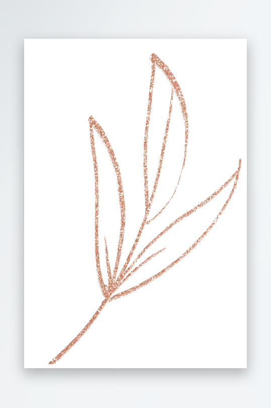 简约线描植物花卉免抠素材-众图网