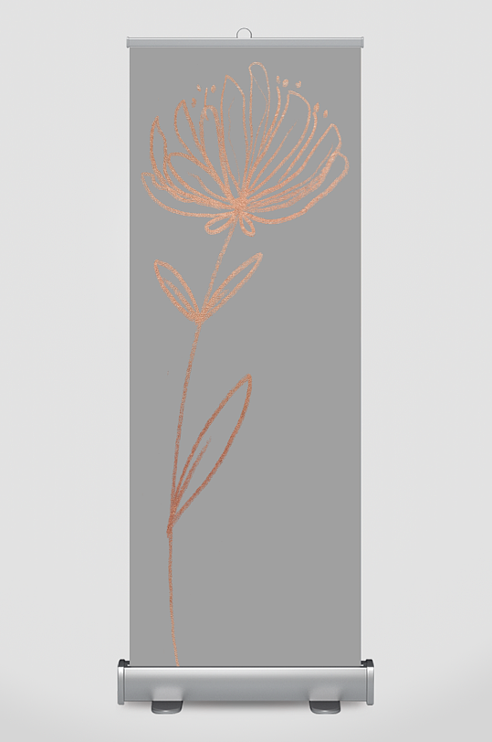 简约线描植物花卉免抠素材-众图网