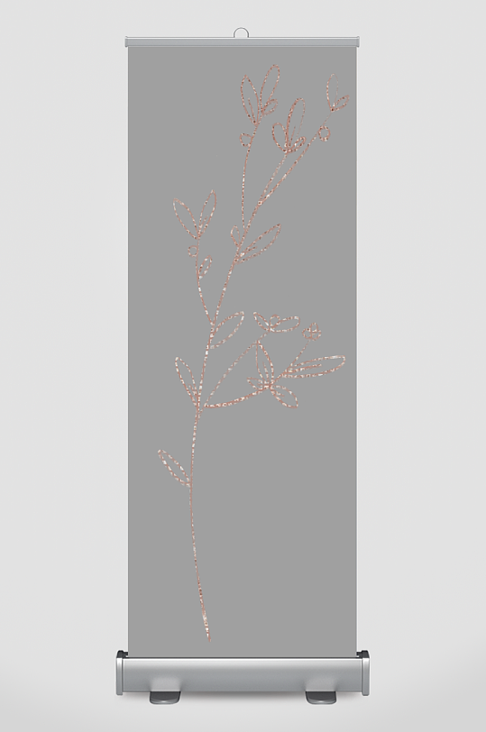 简约线描植物花卉免抠素材-众图网