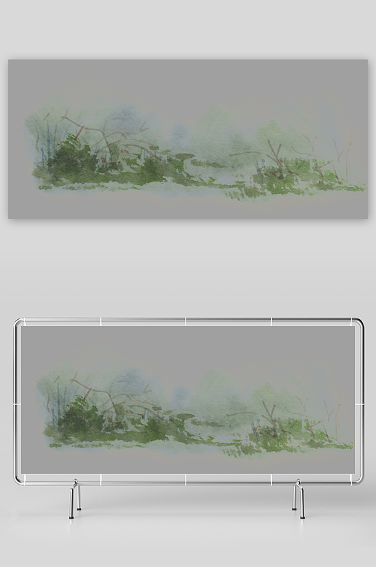 水彩植物花卉免抠素材-众图网