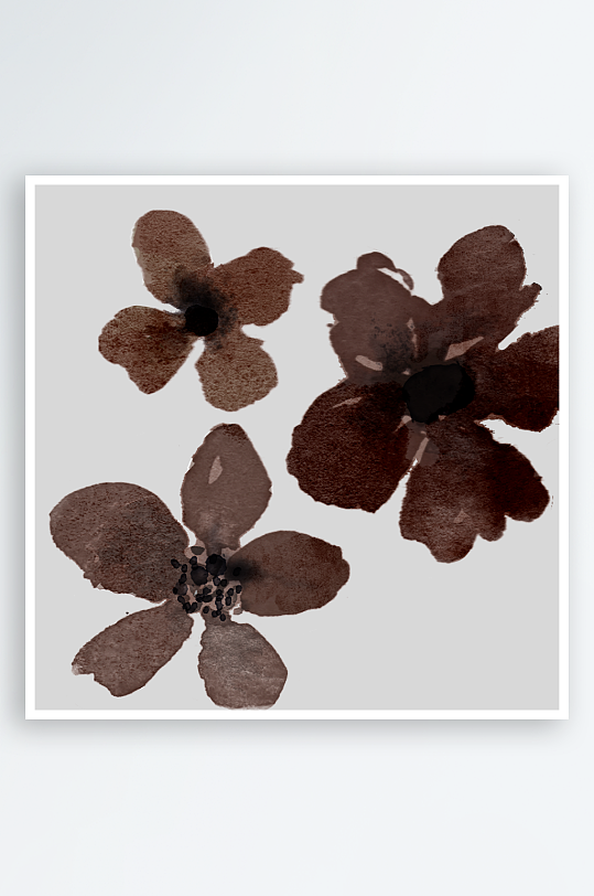 水彩植物花卉免抠素材-众图网