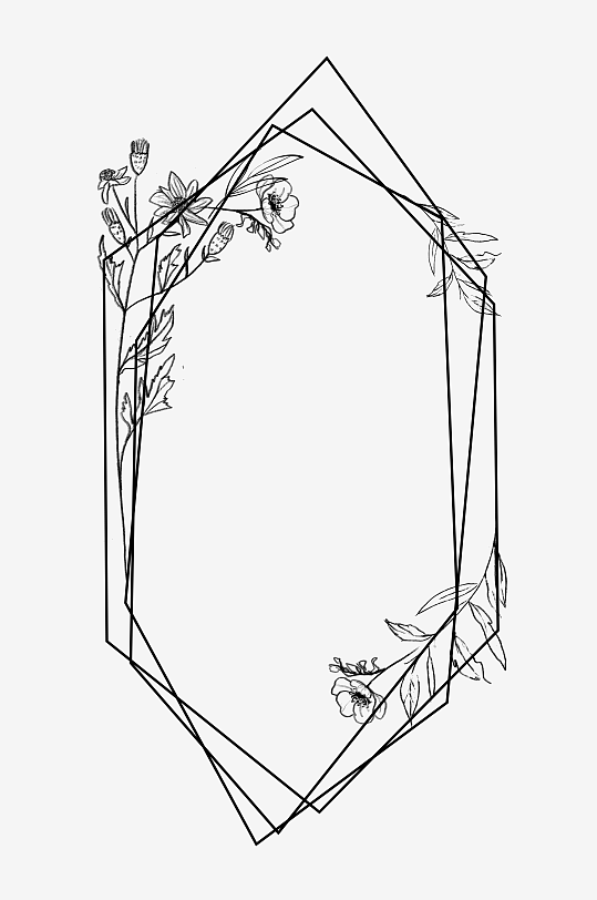 水彩植物花卉免抠素材-众图网