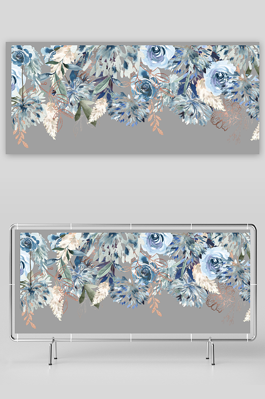 水彩植物花卉免抠素材-众图网