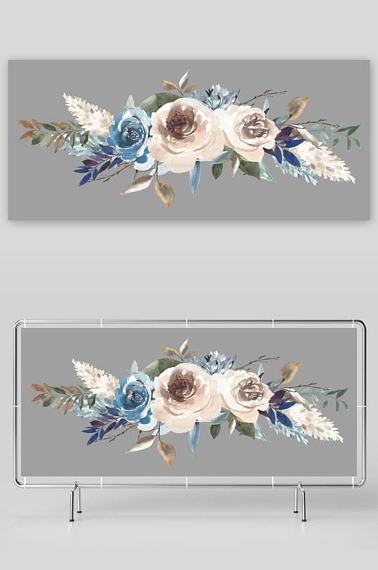 水彩植物花卉免抠图-众图网