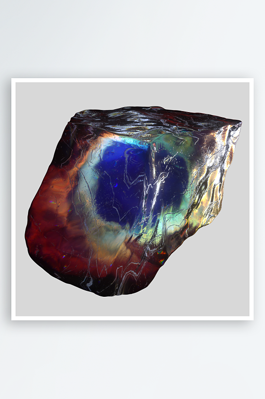 多彩有机矿物质免抠素材-众图网