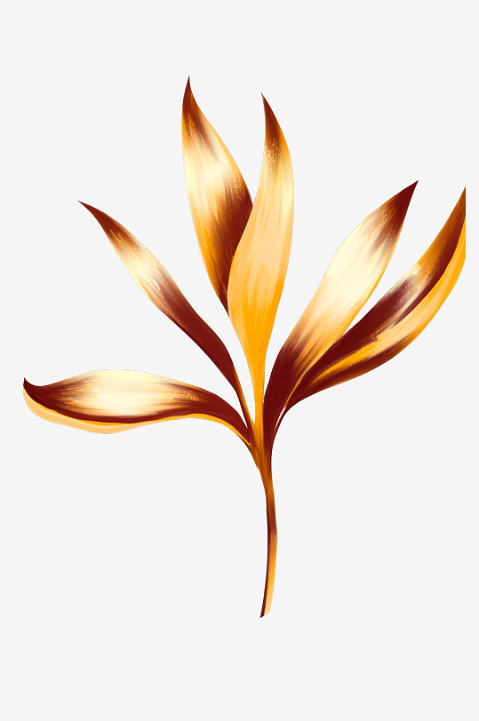 唯美水彩花卉免抠素材-众图网