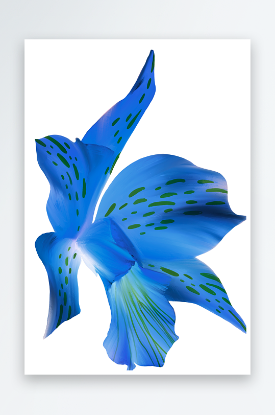 唯美水彩花卉免抠图-众图网